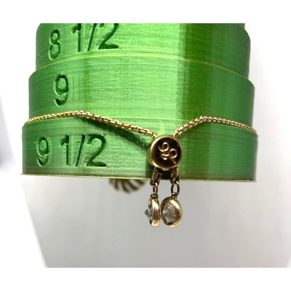 Lilly Pulitzer Gold-Tone Monstera Leaf Necklace Adjustable Bracelet Set READ - Picture 4 of 9